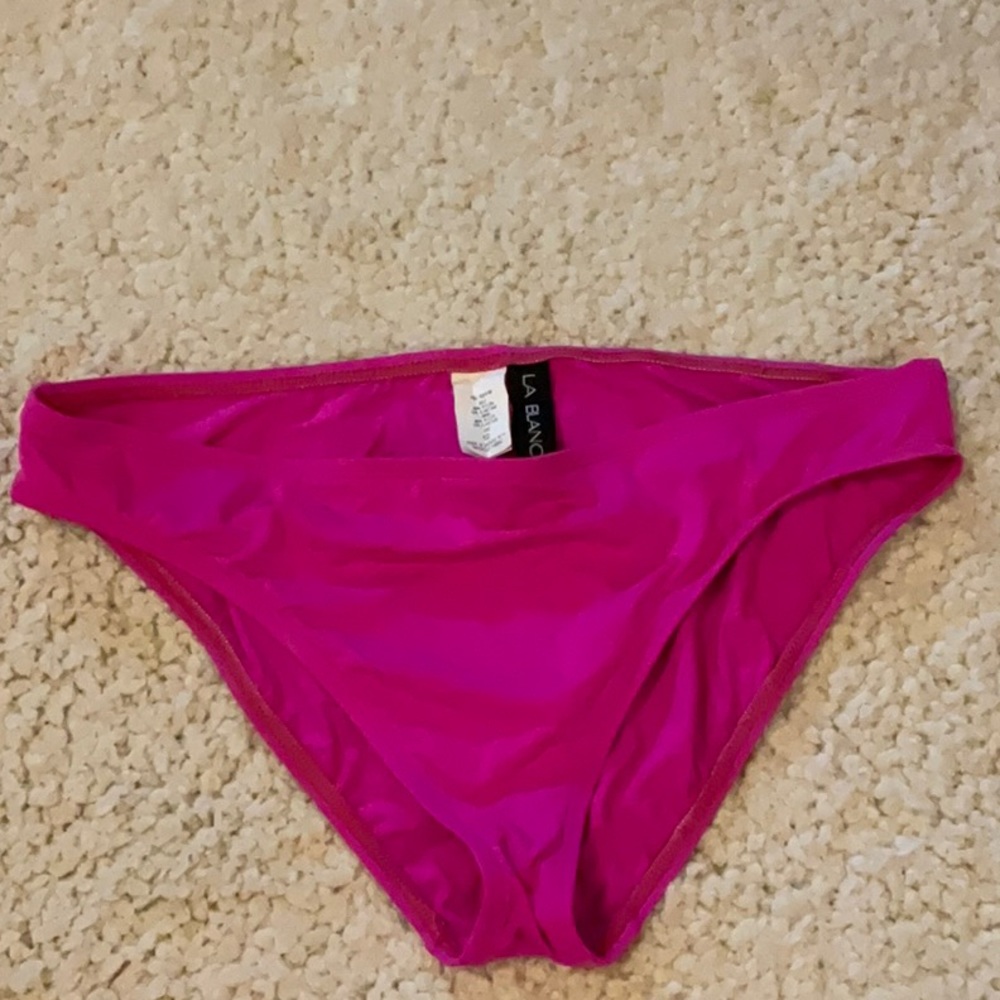 La Blanca swim bottoms bikini size 12 pink